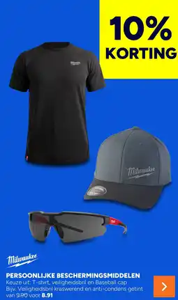 BOUWMAAT Milwaukee persoonlijke beschermingsmiddelen aanbieding
