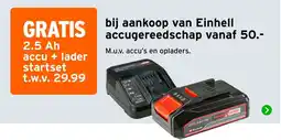 GAMMA Einhell Accugereedschap aanbieding