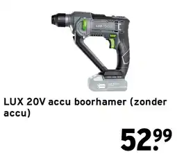 GAMMA LUX 20V accu boorhamer aanbieding