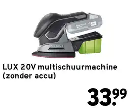 GAMMA lux 20v multischuurmachine aanbieding