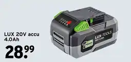 GAMMA lux-tools 20v accu 4.0ah aanbieding