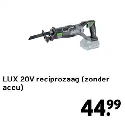 GAMMA LUX 20V reciprozaag aanbieding