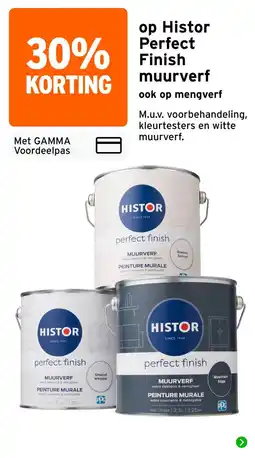 GAMMA Histor Perfect Finish Muurverf aanbieding