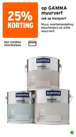 GAMMA Gamma Muurverf aanbieding