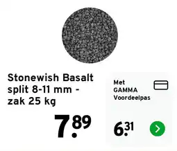 GAMMA Stonewish Basalt aanbieding