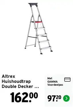 GAMMA Altrex Huishoudtrap Double Decker aanbieding
