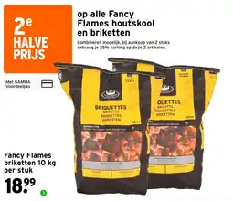 GAMMA Fancy Flames briketten aanbieding