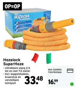 GAMMA Hozelock SuperHoze aanbieding