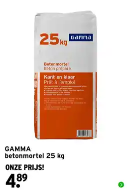 GAMMA gamma betonmortel aanbieding