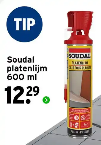 GAMMA Soudal Platenlijm aanbieding