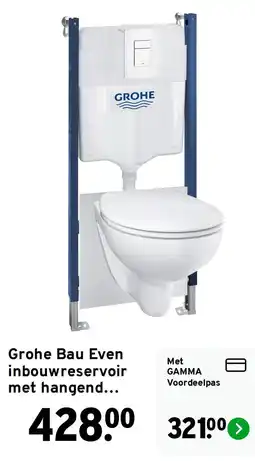 GAMMA Grohe Bau Even aanbieding