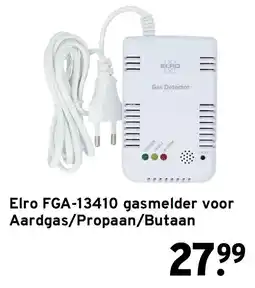 GAMMA Elro FGA-13410 gasmelder voor Aardgas/Propaan/Butaan aanbieding