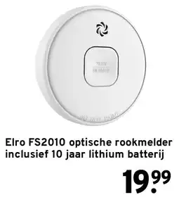 GAMMA Elro FS2010 optische rookmelder aanbieding