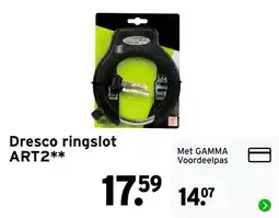 GAMMA Dresco ringslot ART2** aanbieding