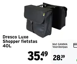 GAMMA Dresco Luxe Shopper fietstas aanbieding