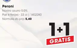 HANOS Peroni Nastro azurro 0,0% aanbieding