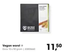 HANOS Van der Zee vegan worst aanbieding