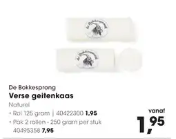 HANOS De Bokkesprong Verse geitenkaas aanbieding