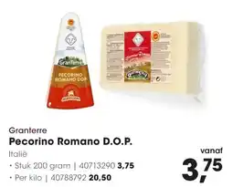 HANOS Granterre Pecorino Romano D.O.P. aanbieding