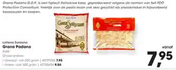 HANOS Latteria Sorensina Grana Padano aanbieding