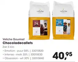 HANOS Veliche Gourmet Chocoladecallets aanbieding