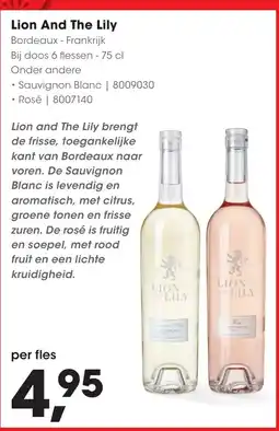 HANOS Lion And The Lily aanbieding