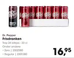 HANOS Dr. Pepper Frisdranken aanbieding