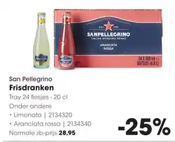 HANOS San Pellegrino Frisdranken aanbieding