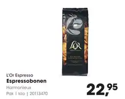 HANOS L'Or Espresso Esspressobonen aanbieding