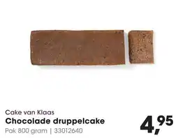 HANOS Cake van Klaas Chocolade druppelcake aanbieding
