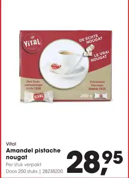 HANOS Vital Amandel pistache nougat aanbieding