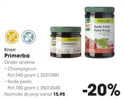 HANOS Knorr Primerba aanbieding
