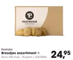 HANOS Pastridor Broodjes assortiment aanbieding