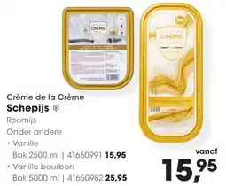 HANOS Schepijs Crème de la Crème aanbieding