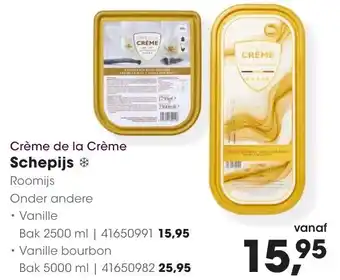 HANOS Schepijs Crème de la Crème aanbieding