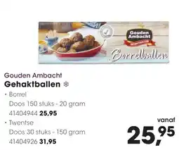 HANOS Gouden Ambacht Gehaktballen aanbieding