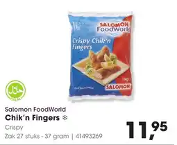 HANOS Salomon FoodWorld Chik'n Fingers aanbieding