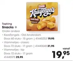 HANOS Topking Kaastengels oude kaas aanbieding