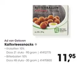 HANOS Ad van Geloven Kalfsvleessnacks aanbieding