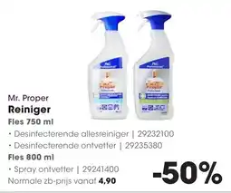 HANOS Mr. Proper Reiniger aanbieding