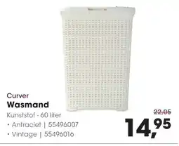 HANOS Curver Wasmand aanbieding