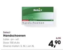 HANOS Select handschoenen aanbieding