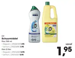 HANOS Cif Schuurmiddel aanbieding
