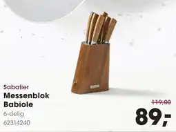 HANOS Sabatier Messenblok Babiole aanbieding