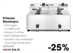 HANOS Masterpro Friteuse aanbieding