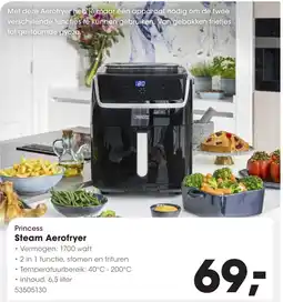 HANOS Princess Steam Aerofryer aanbieding