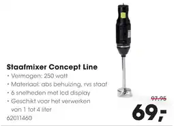 HANOS Staafmixer Concept Line aanbieding