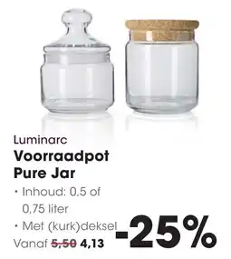 HANOS Luminarc Voorraadpot Pure Jar aanbieding
