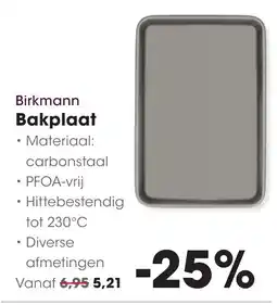 HANOS Birkmann Bakplaat aanbieding