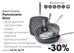 HANOS Select Cuisine Pannenserie Rock aanbieding